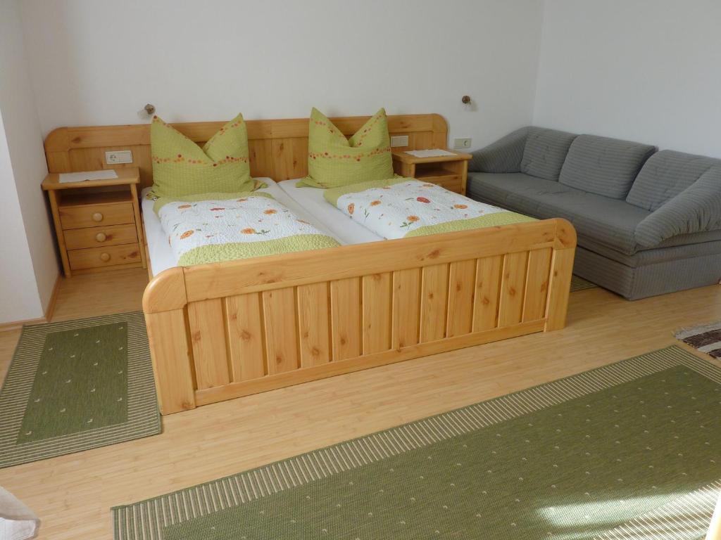 Posteľ alebo postele v izbe v ubytovaní Haus Früh