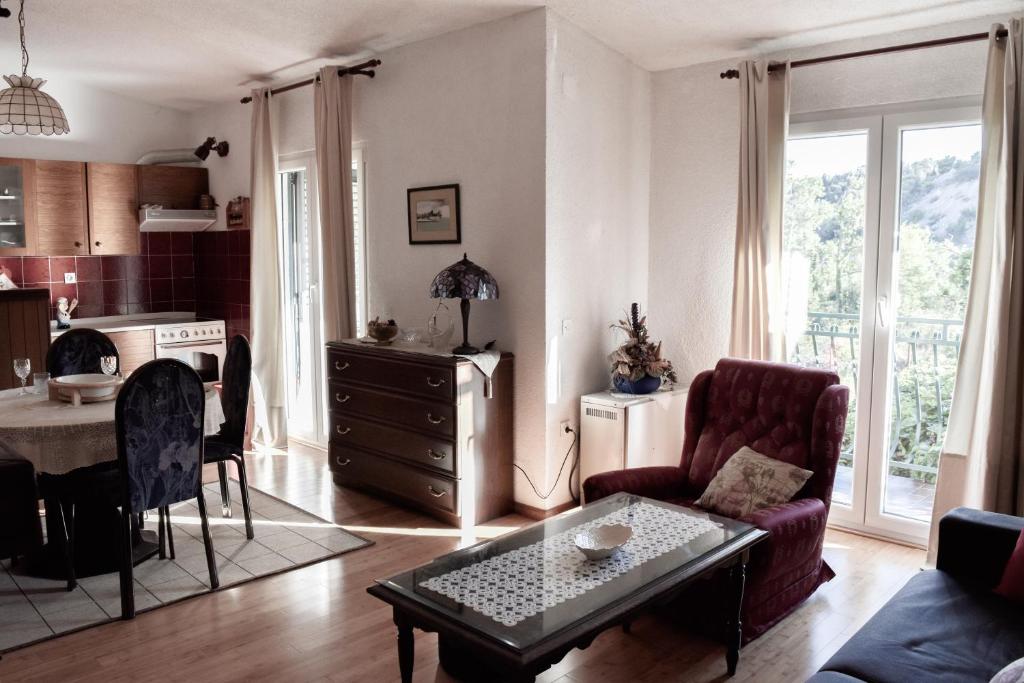 Posezení v ubytování House Nada