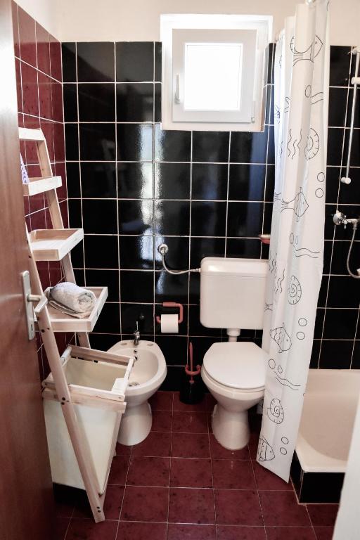 Koupelna v ubytování House Nada