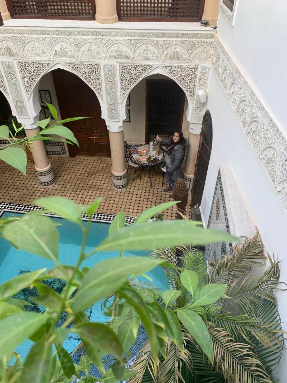 Balkón nebo terasa v ubytování Riad Abaka hotel & boutique