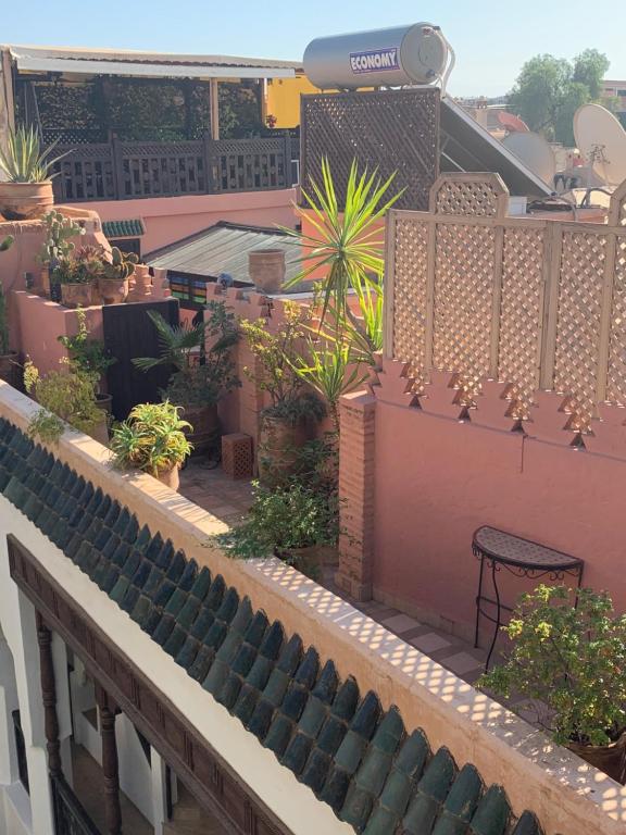 Balkón nebo terasa v ubytování Riad Ghali Hotel & SPA