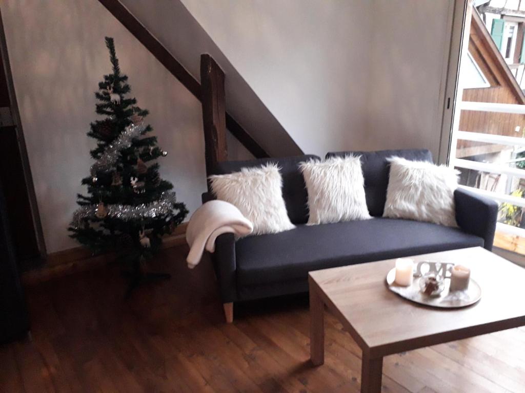 Posezení v ubytování Gîte à Andlau
