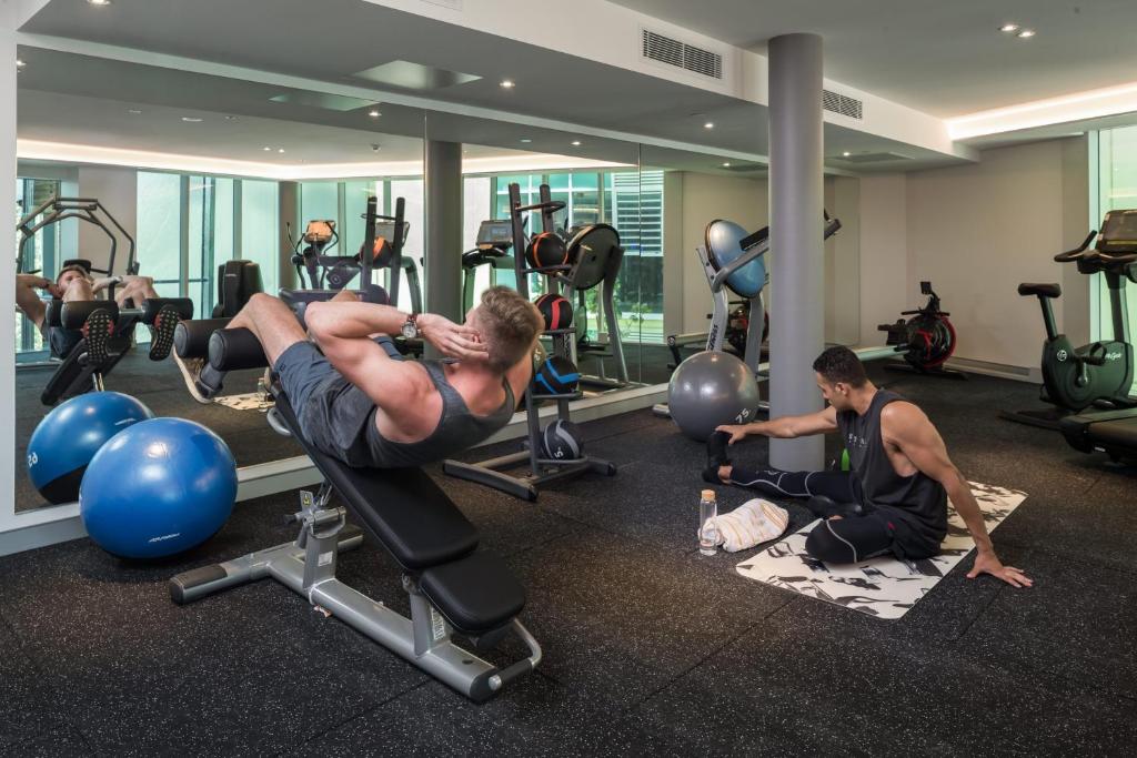 Fitness centrum a/nebo fitness zařízení v ubytování Crystalbrook Bailey