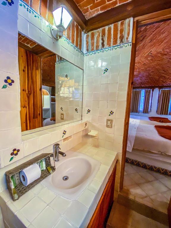 Koupelna v ubytování Suites Paraiso Tequis