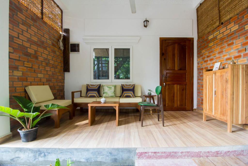 Posezení v ubytování ANGKOR DINO HOME