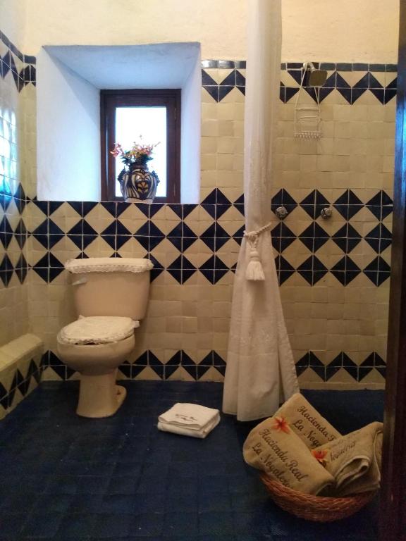Koupelna v ubytování Hotel Spa Hacienda Real la Nogalera