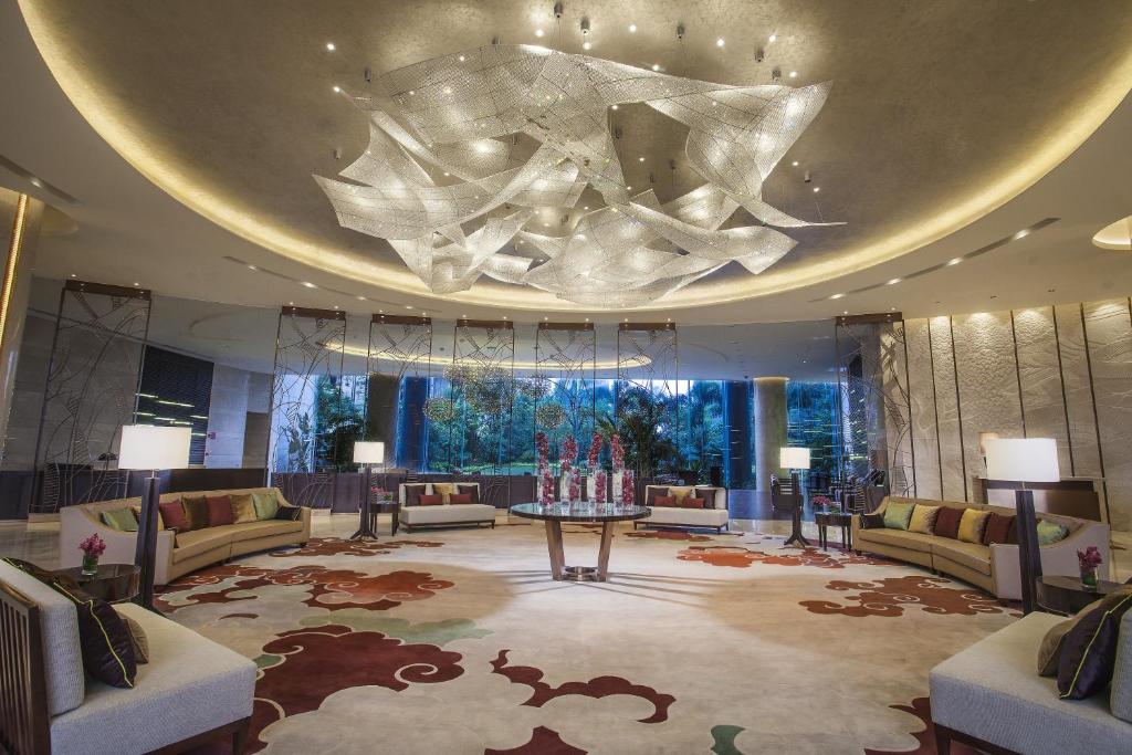 Posezení v ubytování Crowne Plaza Zhangzhou by IHG