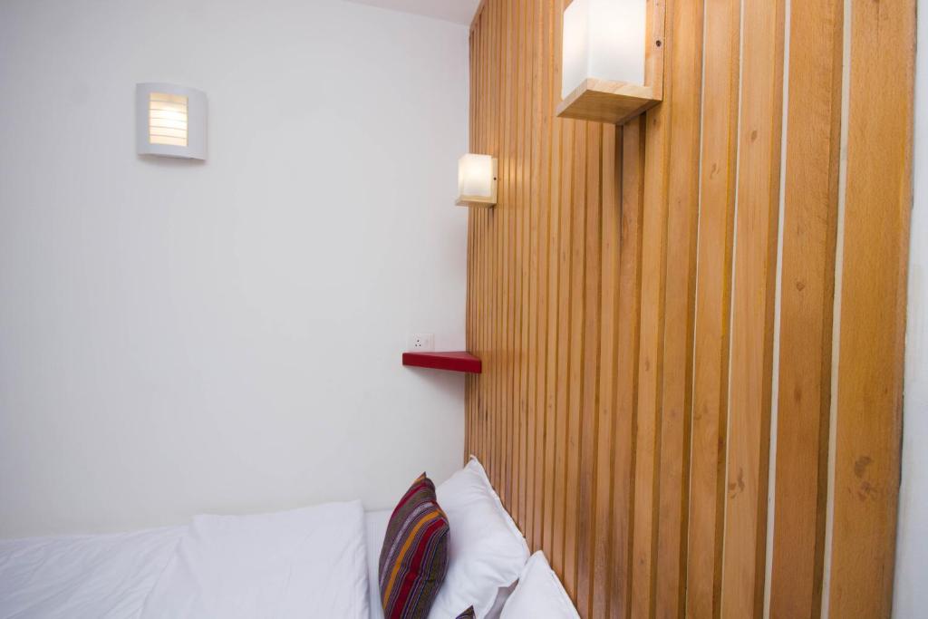 Voodi või voodid majutusasutuse Bumblebee Bed & Breakfast toas