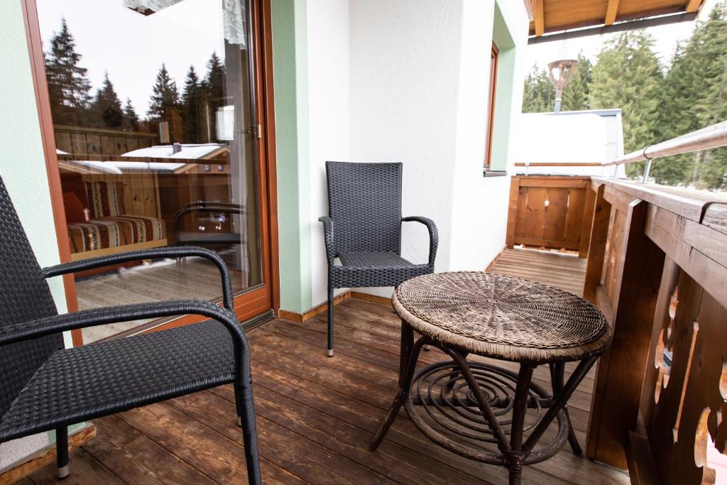 Balkón nebo terasa v ubytování Haus Nr. 1
