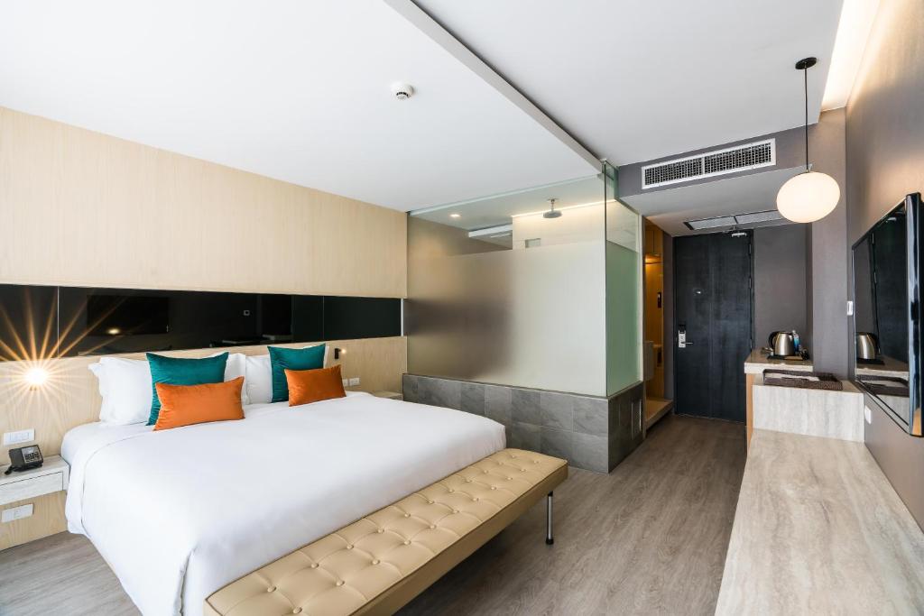 Postel nebo postele na pokoji v ubytování Hotel Vista