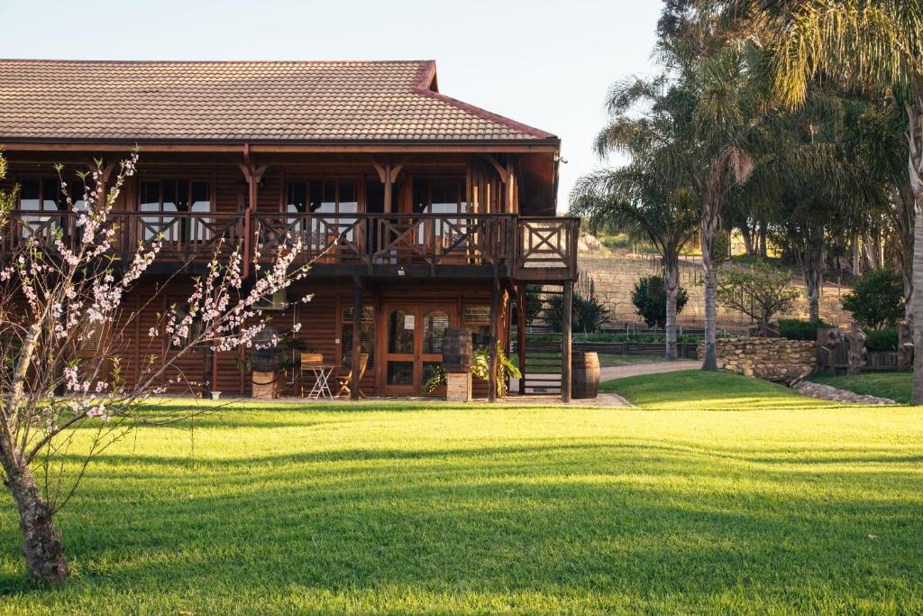 Zahrada ubytování The Log Cabin Lodge