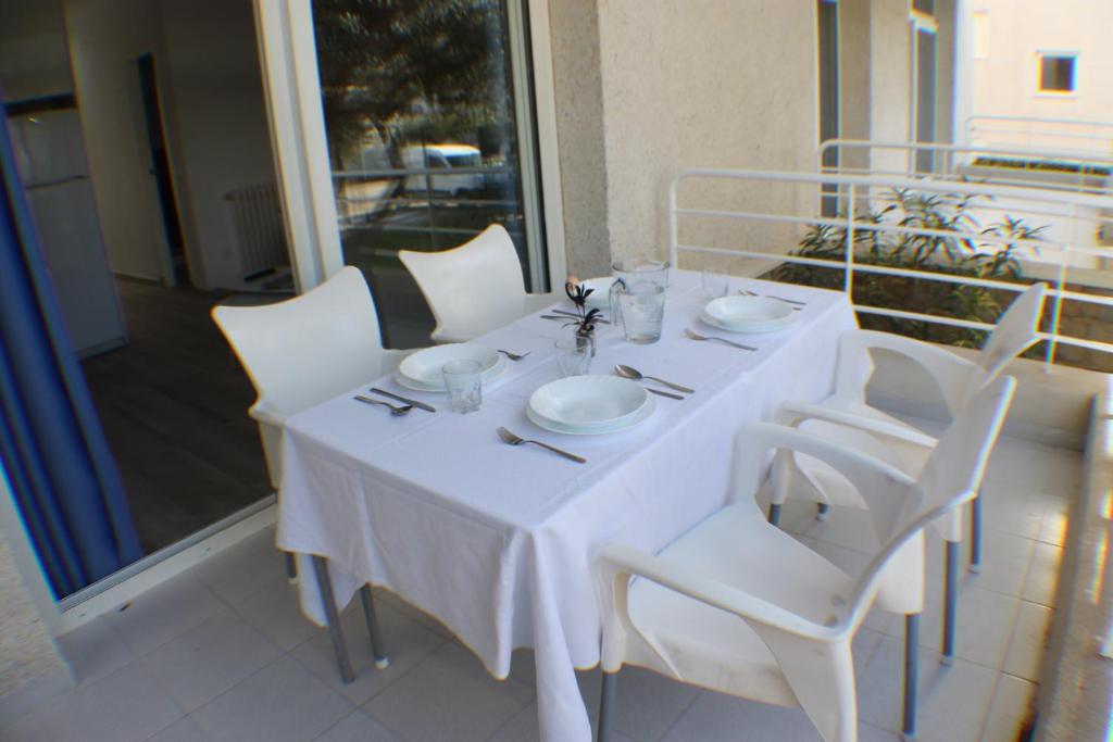 Balkón nebo terasa v ubytování Agi Rescator Apartments