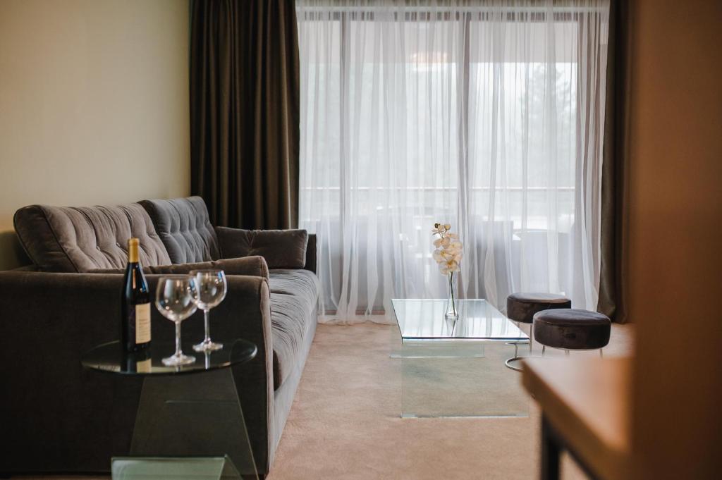 Posezení v ubytování Spa Hotel Orbita