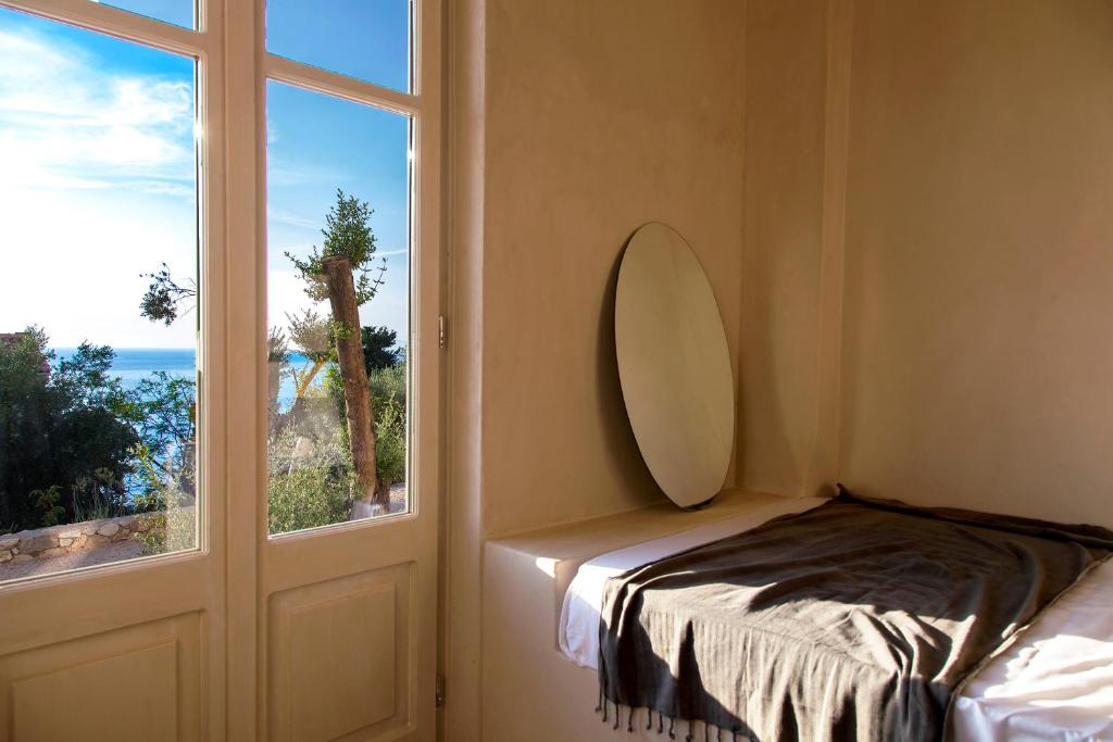 Posteľ alebo postele v izbe v ubytovaní Luxury Villa in Agios Nikitas