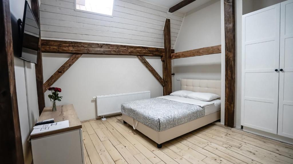 Postel nebo postele na pokoji v ubytování HOTEL N°10