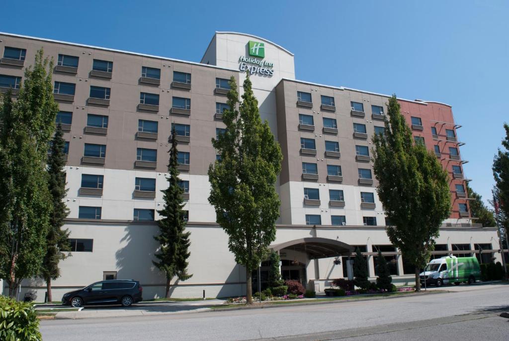 a rendering of the hotel planned for a city at Holiday Inn Express Vancouver Airport-Richmond, an IHG Hotel in Richmond