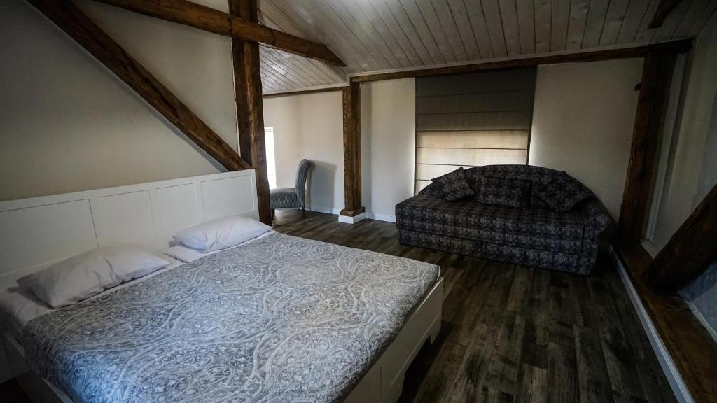 Postel nebo postele na pokoji v ubytování HOTEL N°10