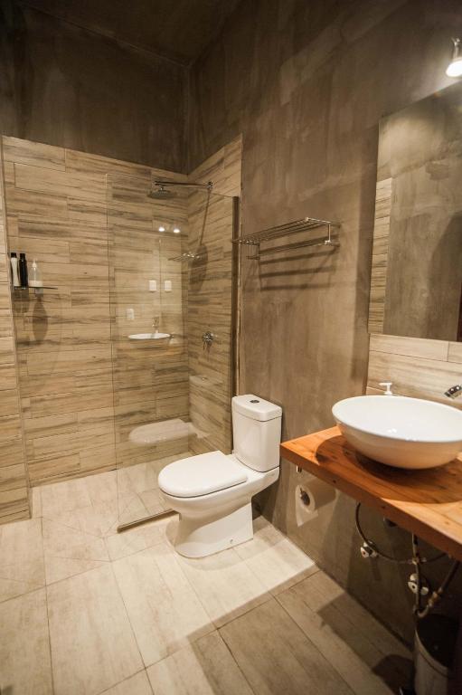 Koupelna v ubytování Casa California Guesthouse