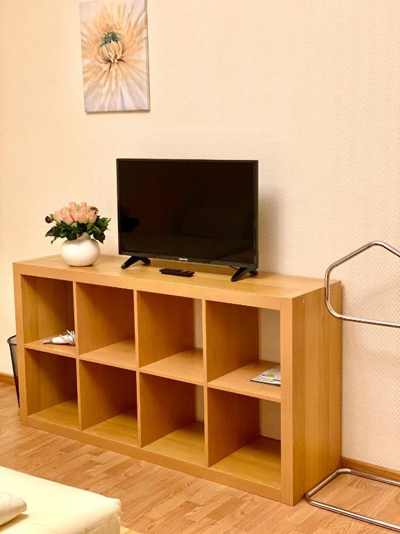 TV a/nebo společenská místnost v ubytování Hotel Arena Rooms - Berlin Mitte