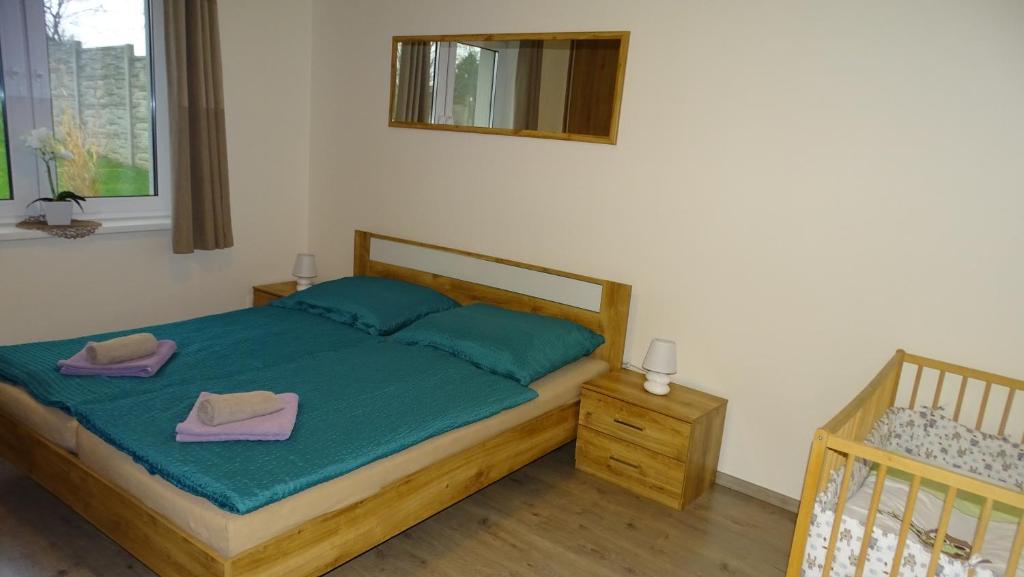 Postel nebo postele na pokoji v ubytování Jenny home