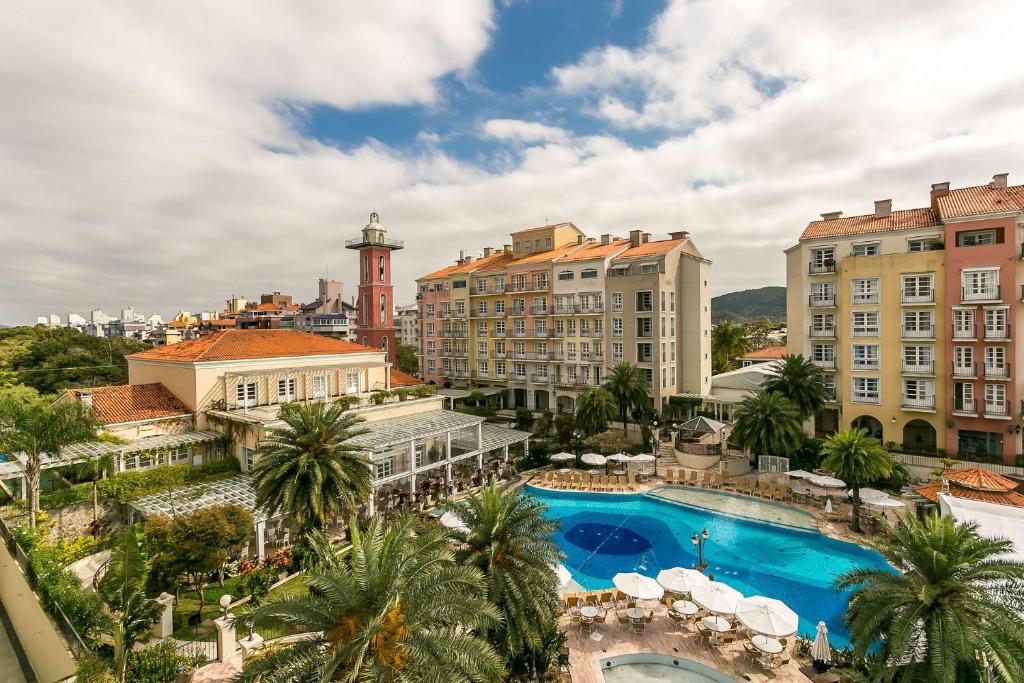  Apartamento no Il Campanário design exclusivo vista mar em Jurerê Internacional JQ01