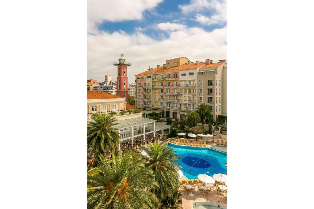  Apartamento no Il Campanário design exclusivo vista mar em Jurerê Internacional JQ01