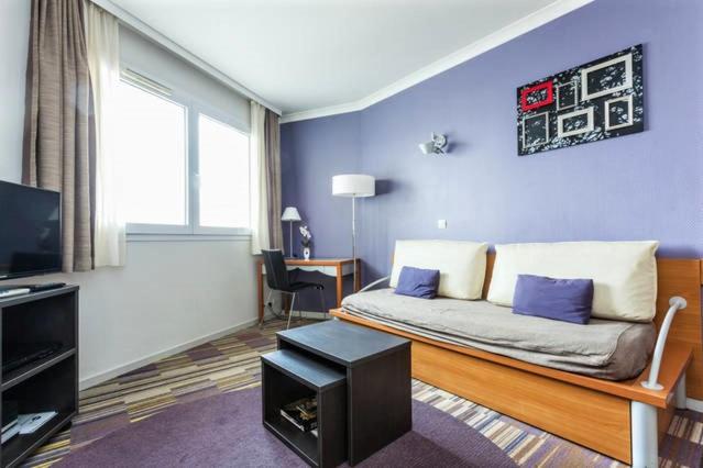 Istumisnurk majutusasutuses Appartement Lilas Parc 1 - Paris La D&eacute;fense