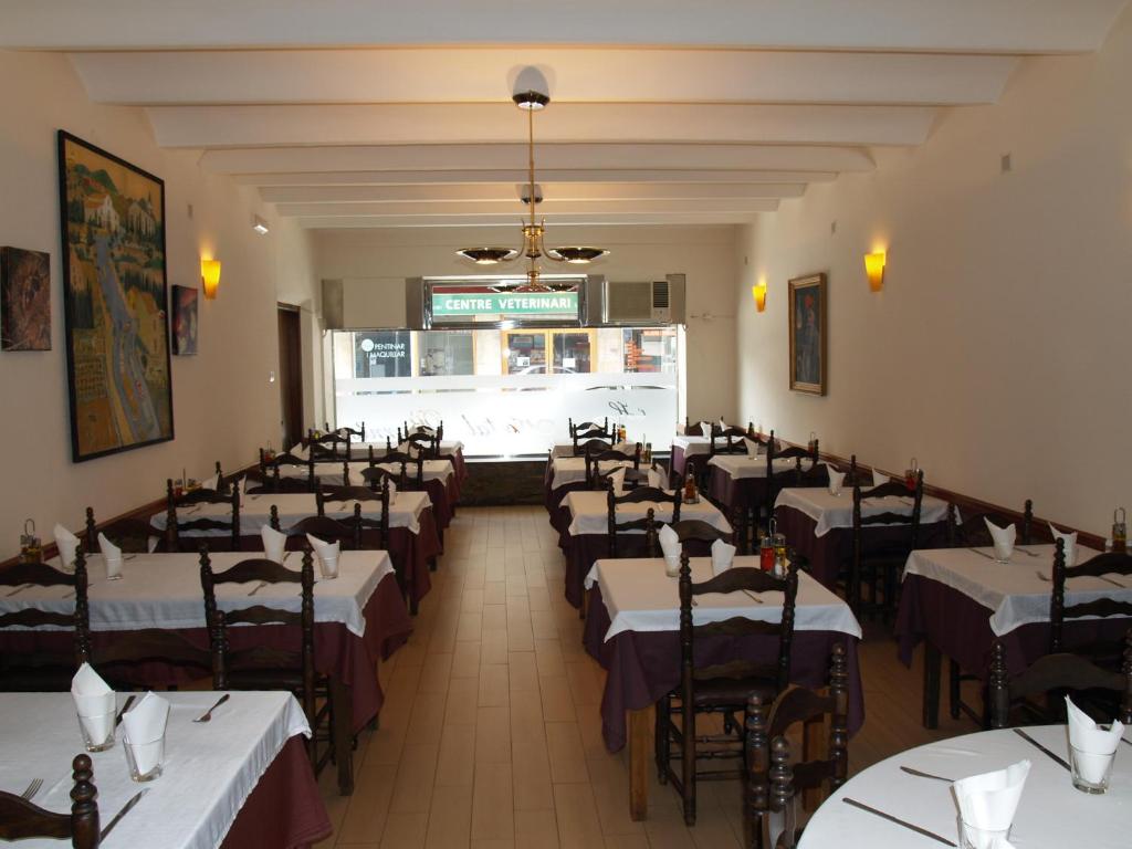 Restaurace v ubytování Hostal Barnes