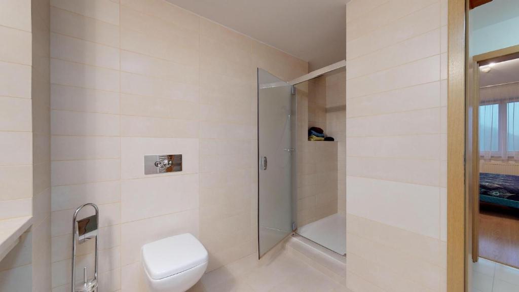 Koupelna v ubytování Apartmán Bella Donovaly v hotelovom komplexe