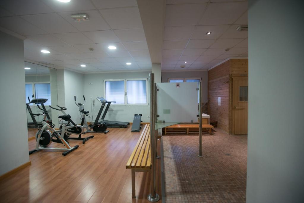 Fitness centrum a/nebo fitness zařízení v ubytování Hotel Reconquista