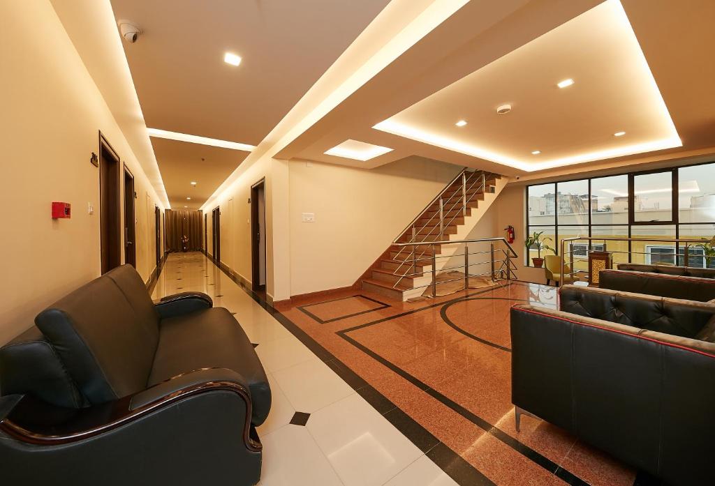 Posezení v ubytování Taz Kamar Family Hotel