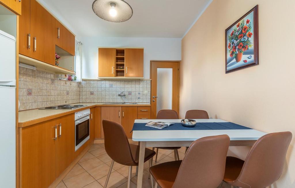 Kuchyň nebo kuchyňský kout v ubytování Apartment Complex Silvana