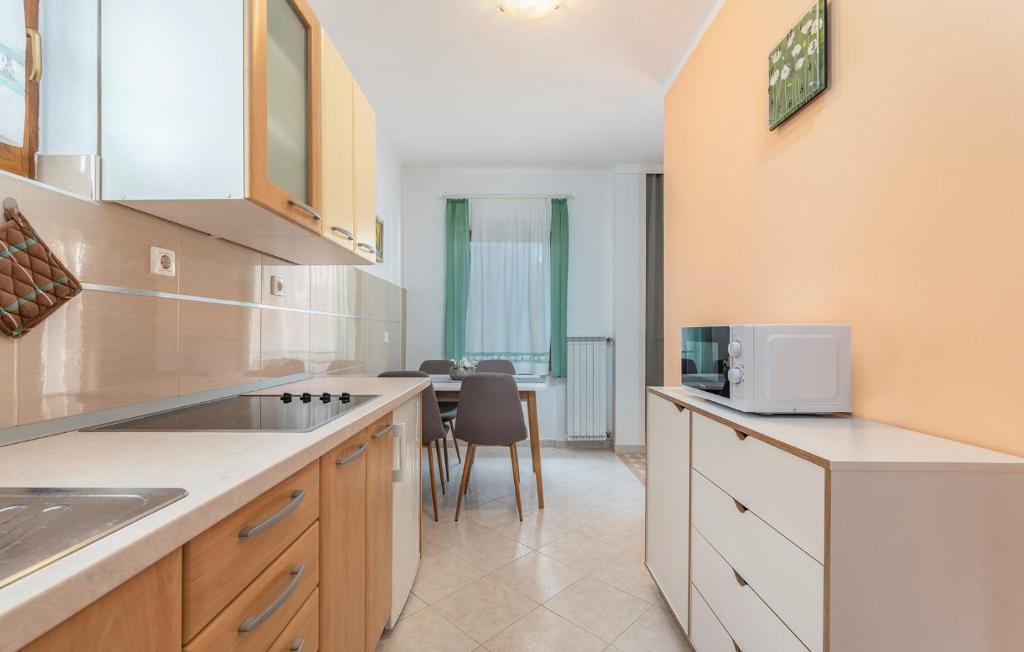 Kuchyň nebo kuchyňský kout v ubytování Apartment Complex Silvana
