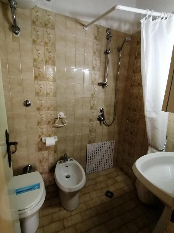 Koupelna v ubytování Hotel Cilene