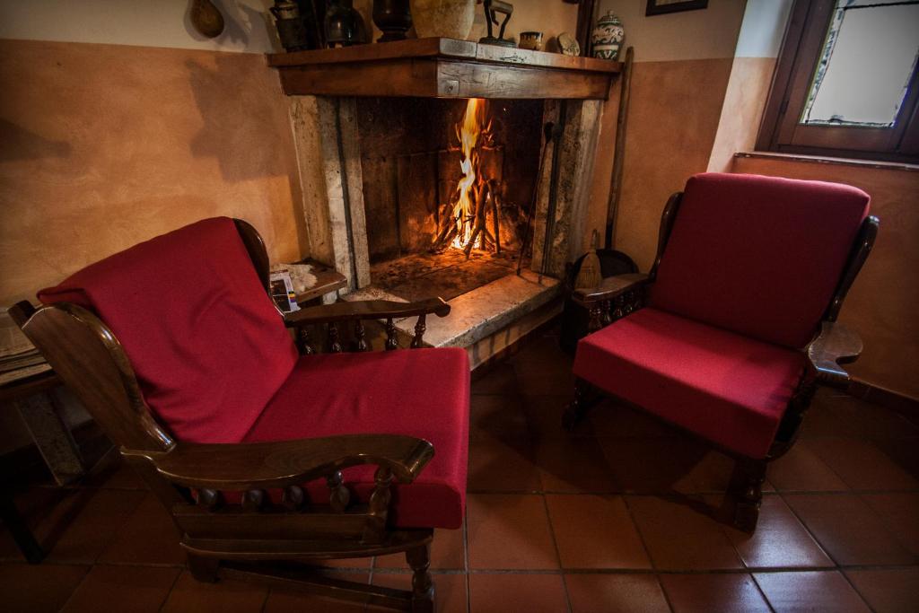 Posezení v ubytování Bio Agriturismo Aia del Tufo