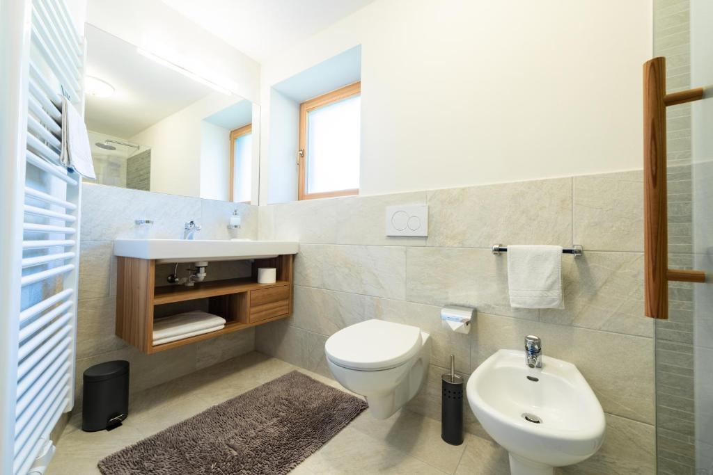 Koupelna v ubytování Garni Hotel Geier