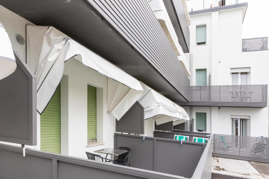 Balkón nebo terasa v ubytování Hotel Verdi
