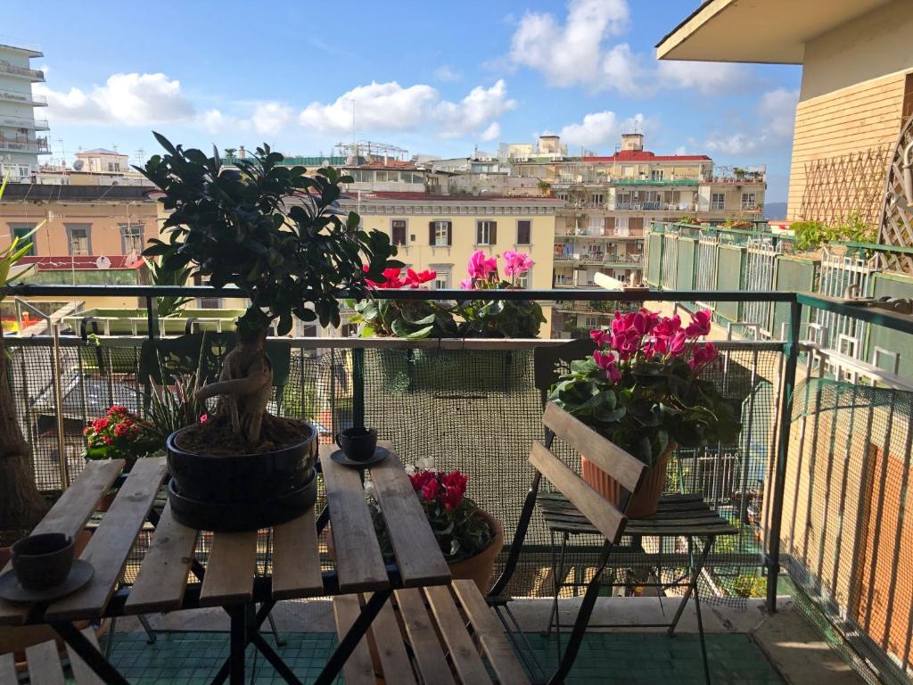 Balkón alebo terasa v ubytovaní B&B Da Vito a San Martino