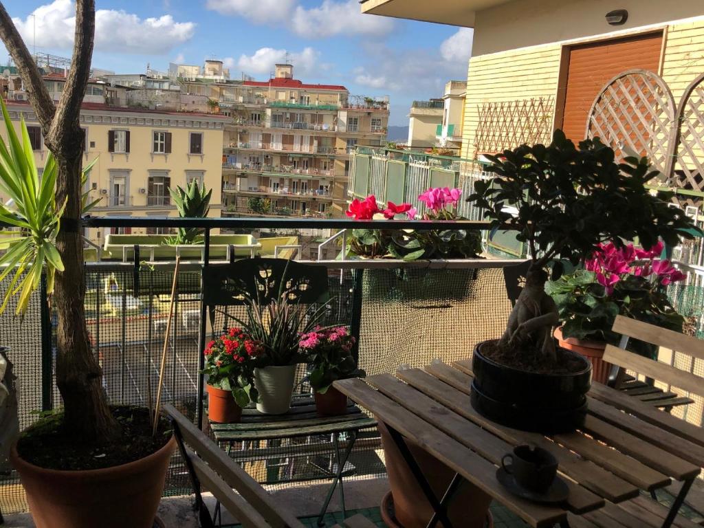 Balkón alebo terasa v ubytovaní B&B Da Vito a San Martino