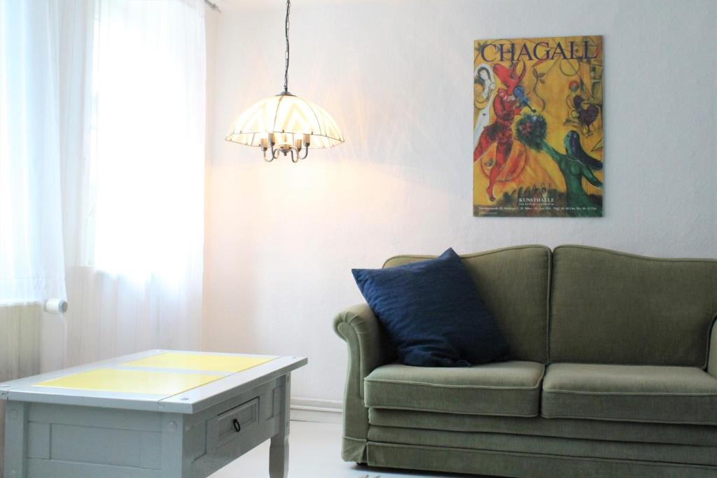 Χώρος καθιστικού στο Ferienhaus Glückauf