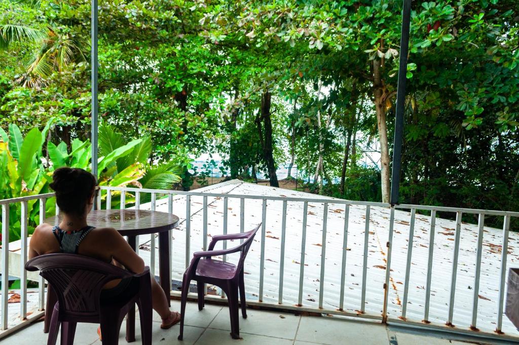 Balkón nebo terasa v ubytování Casitas La Playa
