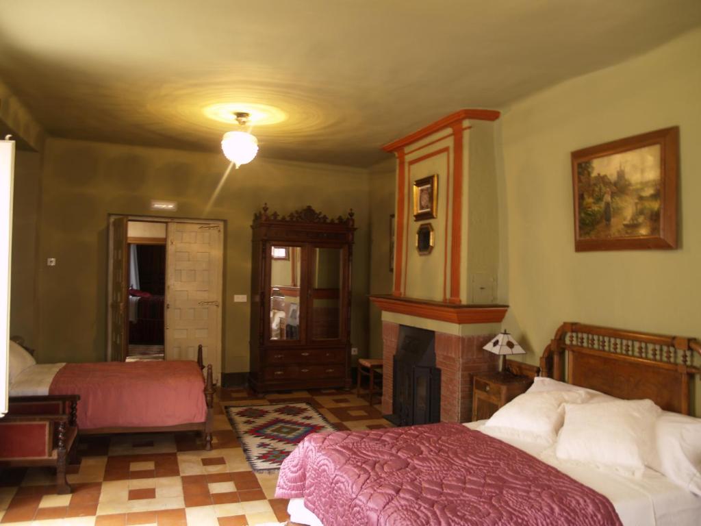 Krevet ili kreveti u jedinici u objektu Palacio Ochagavia