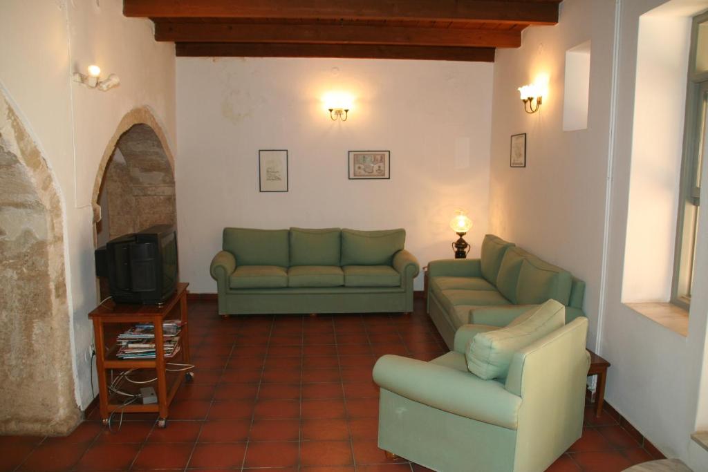 Posezení v ubytování Vecchio Hotel