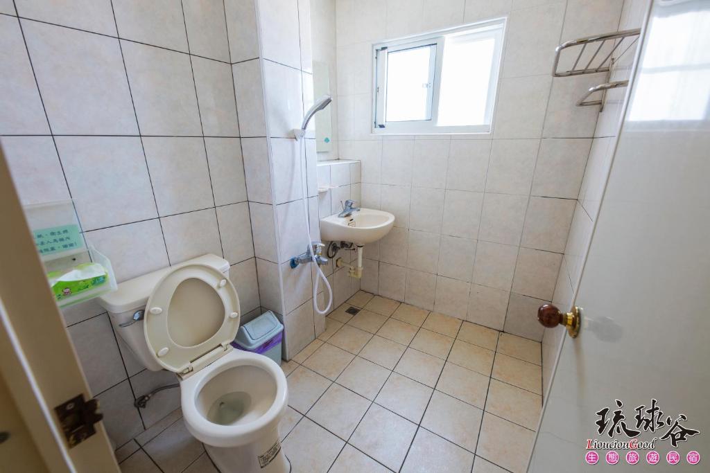 Koupelna v ubytování Liouciou Good Homestay