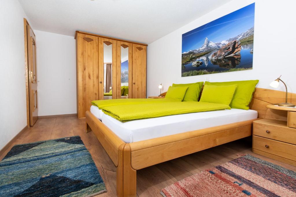 Postel nebo postele na pokoji v ubytování Apartment Aura