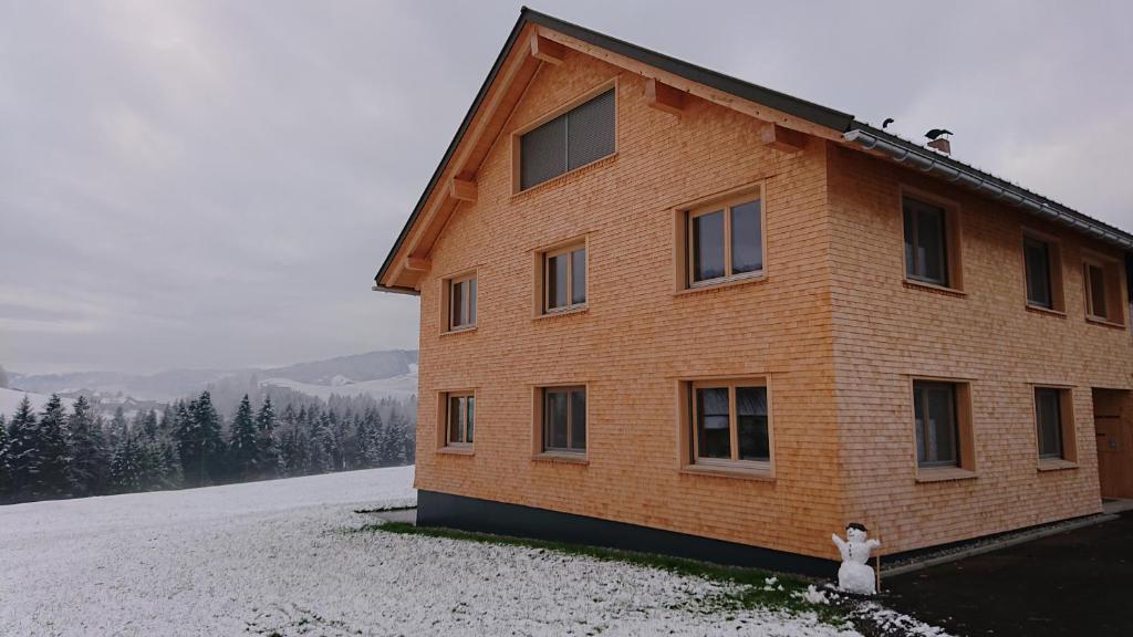 Hus Bündt v zimě