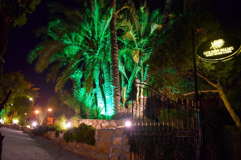 Zahrada ubytování Golden Palms Guest House & Cafe