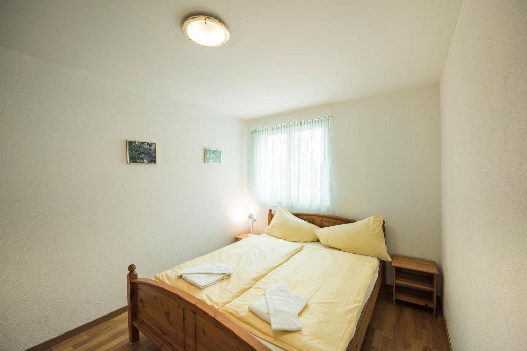 Postel nebo postele na pokoji v ubytování Abendrot
