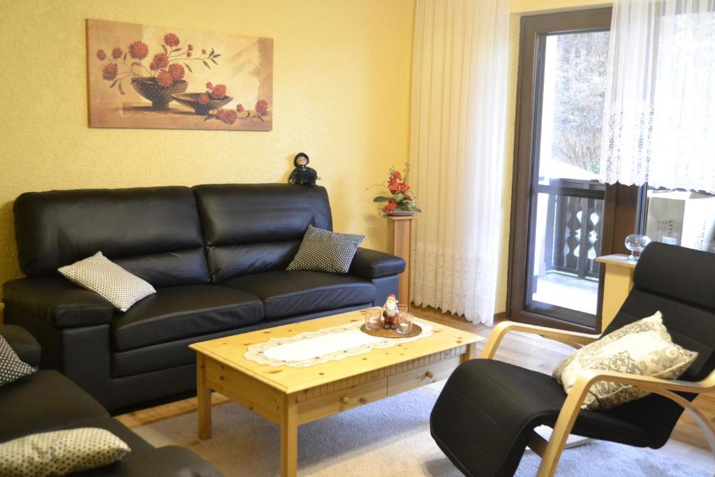 Posezení v ubytování Haus Moser