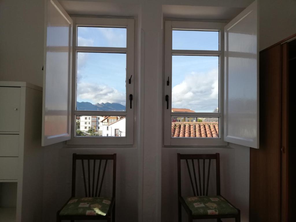 Nespecifikovaný výhled na hory nebo výhled na hory při pohledu z apartmánu